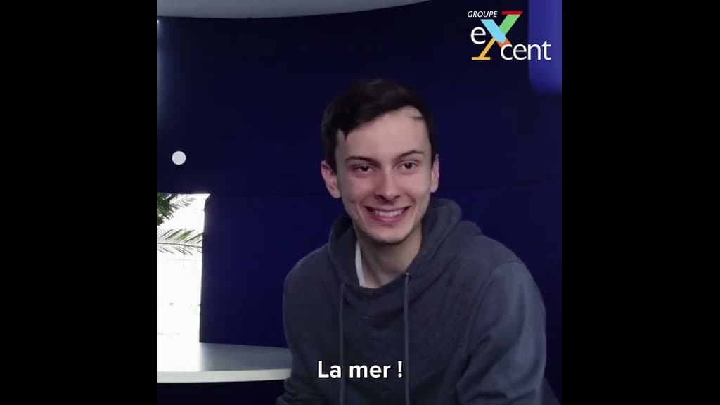 Romain est alternant chez eXcent !