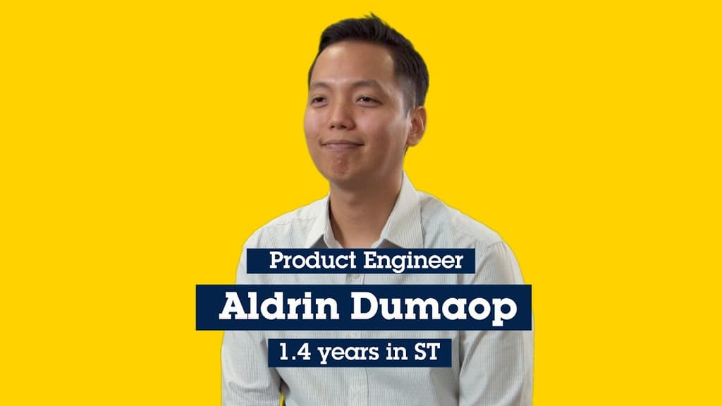 Today meet Aldrin, our Product Engineer, based in Singapore Ang Mo Kio BHQ.