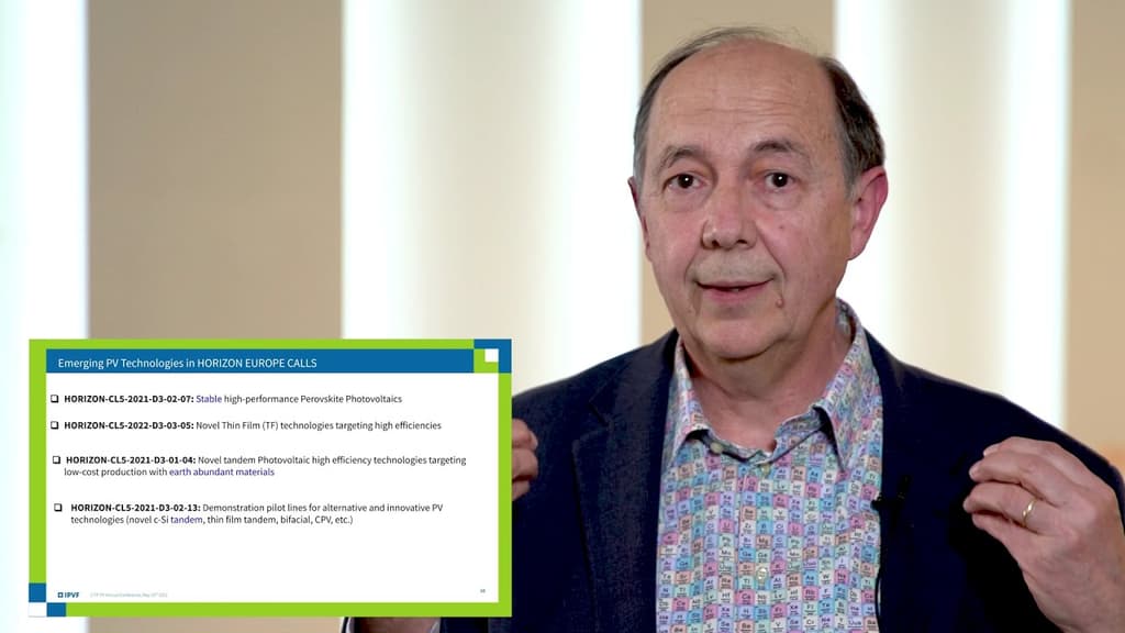 EUROPEAN PV TECHNOLOGY: QUO VADIS?

State-of-the-art and challenges of emerging PV technologies in Europe by Pere Roca i Cabarrocas, IPVF