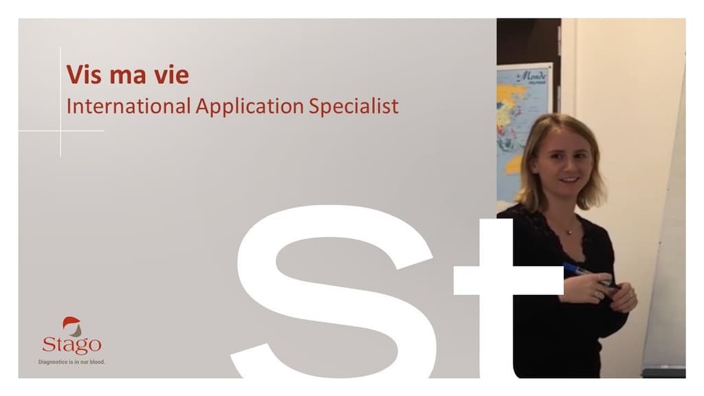 Vis ma vie - International Application Specialist (Stago)