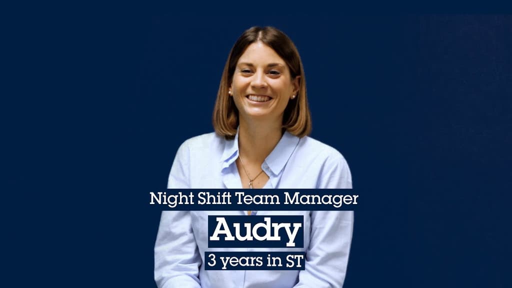 Discover Audry’s journey as a Team Manager on night shifts based in our Rousset site in France.
