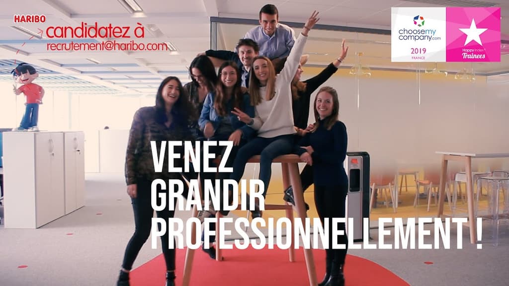 Venez grandir professionnellement avec Haribo ! 