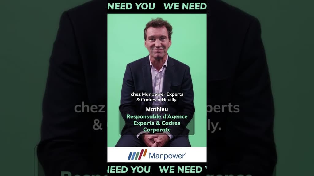 [#WeNeedYou] Mathieu, Responsable d'agence Corporate Manpower, nous parle du poste de Consultant