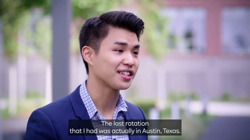 I chose international opportunities. | Shawn about his RWE Graduate Programme