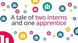 A tale of two interns and one apprentice…