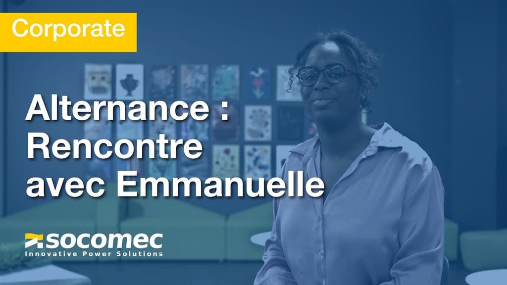 Interview d'Emmanuelle, alternante Achat chez Socomec.