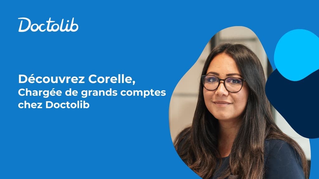Corelle est chargée grands comptes chez Doctolib. Elle s'occupe de la nouvelle offre grand âge lancée en 2024, découvrez son quotidien ! 
