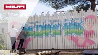 Un très bel événement avec un partenaire hors du commun : contribution d'Hilti pour la construction de la palissade BDE de Kedge Marseille.