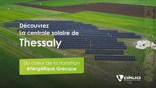 La centrale solaire de Thessaly, au coeur de la transition énergétique Grecque