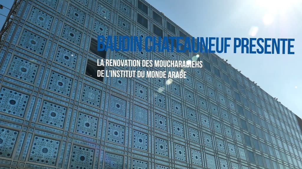 Restauration des moucharabiehs de l’Institut du Monde Arabe – PARIS (75)