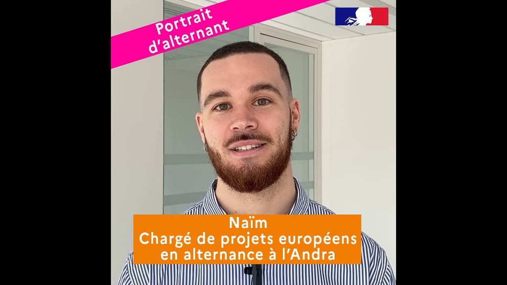 Portrait d'un alternant à l'Andra