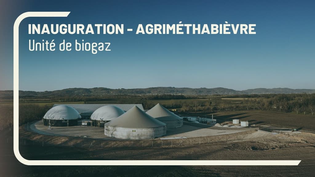Inauguration Unité de biogaz AgriMethabievre en Isère