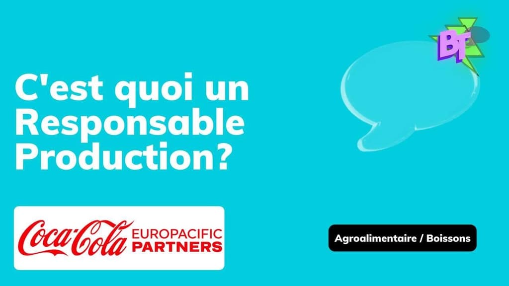 L'interview de Selma, Responsable Production chez COCACOLA EUROPACIFIC PARTNERS  The Big Talk Métier