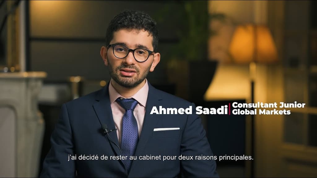 Découvrez le témoignage d'Ahmed, Consultant junior en Global Markets chez Nexialog Consulting.