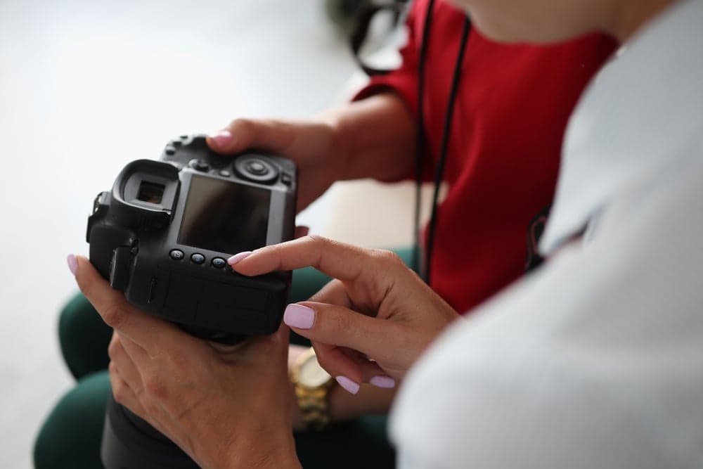 Etudiants en photographie 