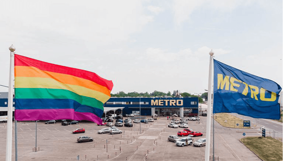 METRO Serbia raised the LBGTIQ flag to celebrate diversity and continue the fight for equality for all!