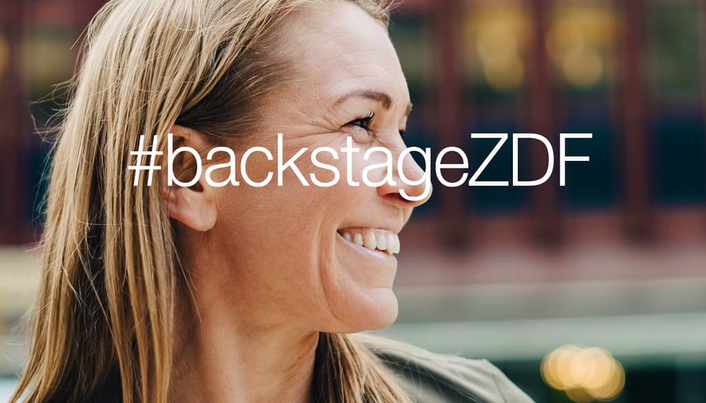 Wirf einen Blick #backstageZDF!