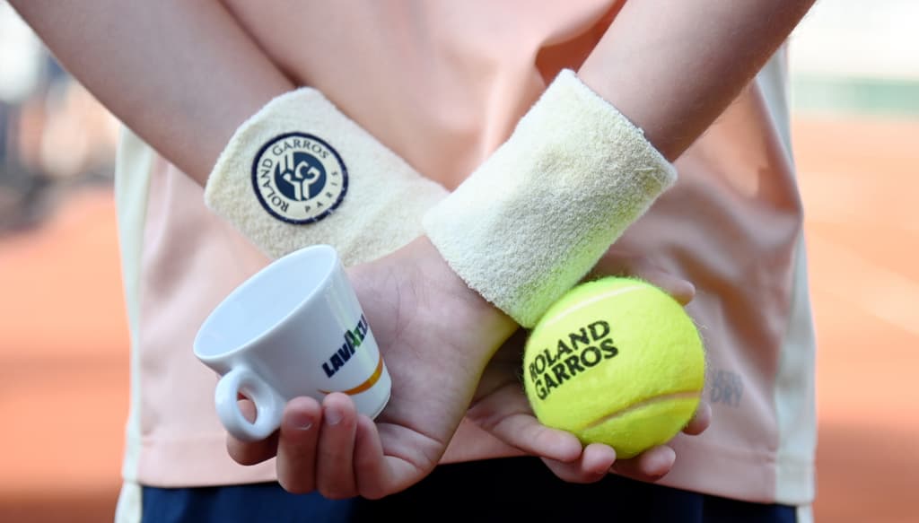 Lavazza, partenaire officiel de Roland Garros