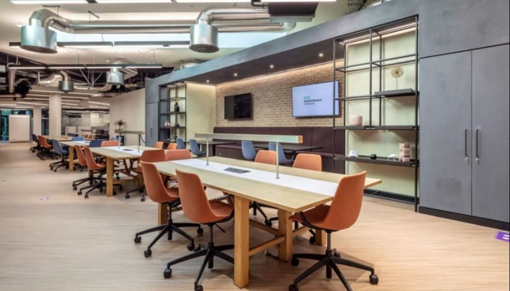 One of HPE's new collaboration hubs in the UK.