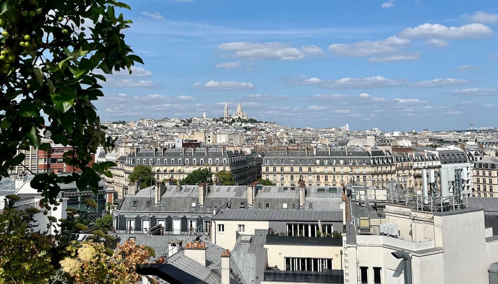 Amazing view from the Paris office 🤩