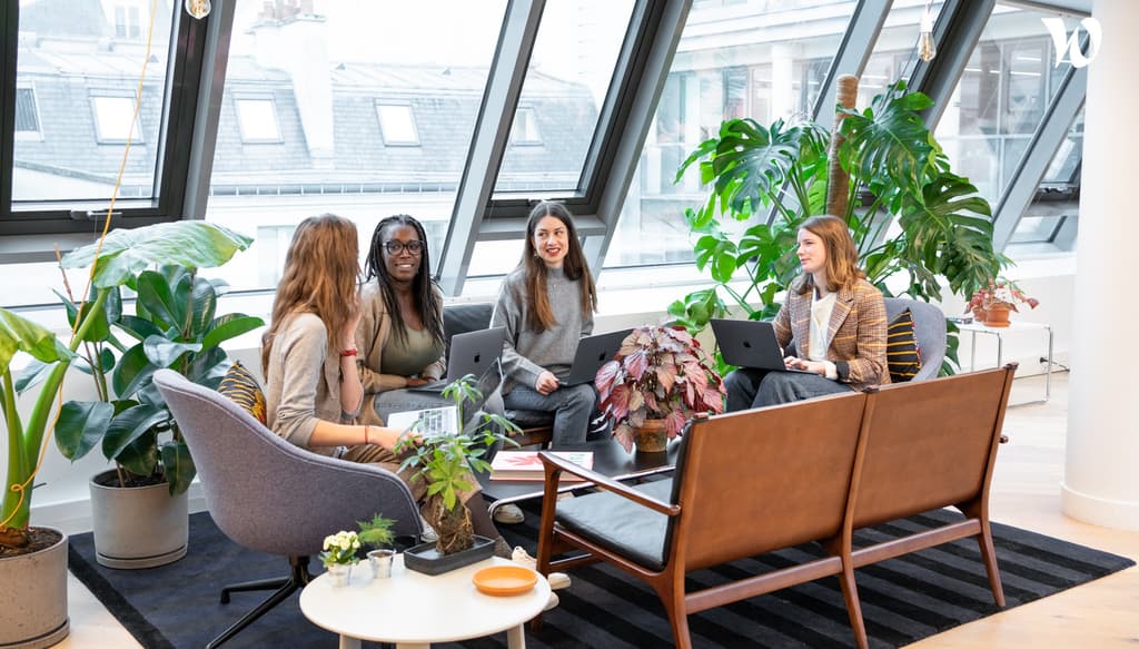 Marie, Penda, Solène et Manon