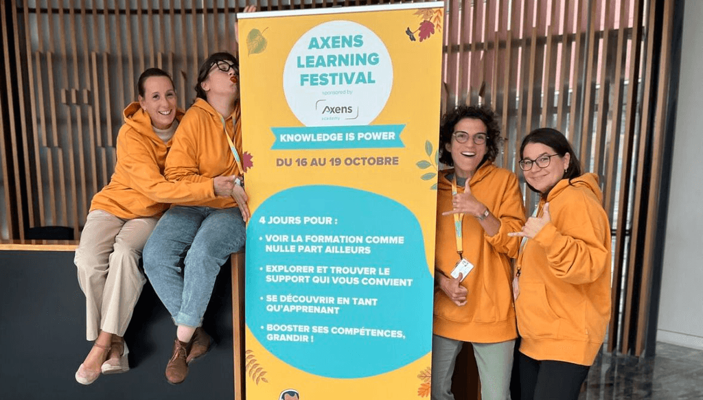 Voici notre super équipe du Axens Learning Festival!
