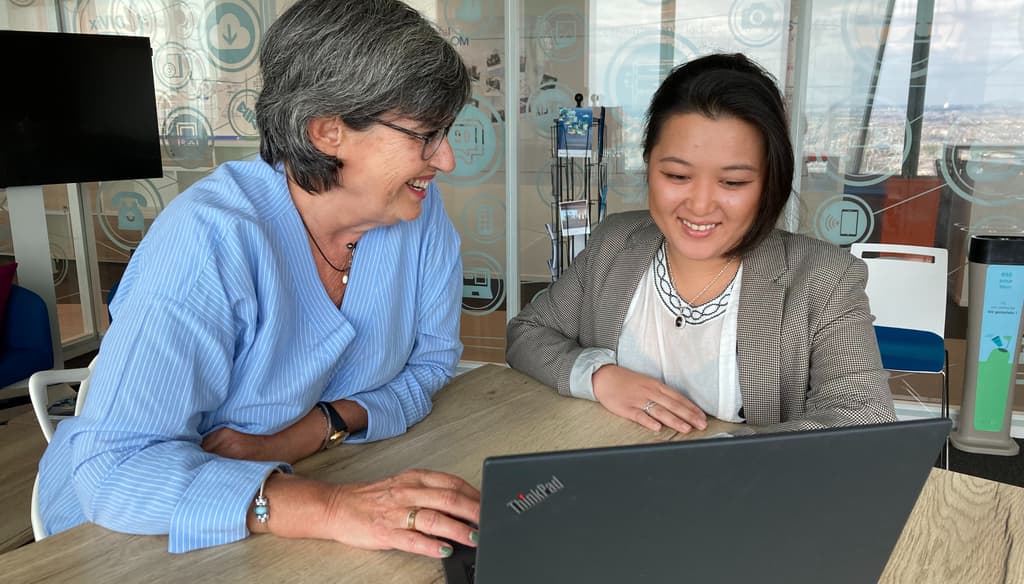 Jeannalie Chontguaa, Attachée commercial First market & sa tutrice Florence Devaux, Responsable First Market