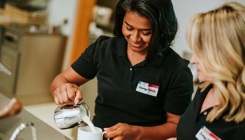 Freu Dich auf unseren leckeren Barista-Kaffee, der individuell für Dich zubereitet wird!