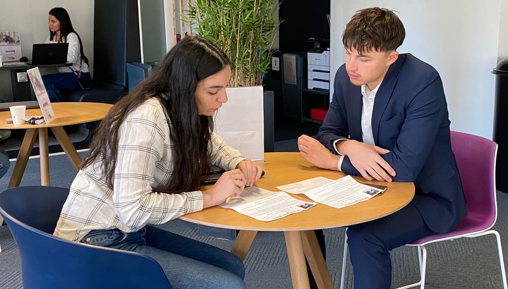 Atelier CV avec nos alternants