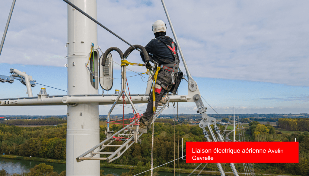 Liaison électrique aérienne