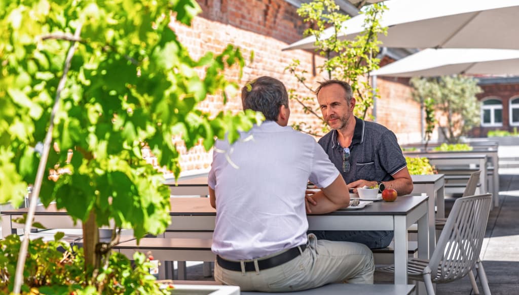 Dachterrasse Betriebsrestaurant, Aesculap