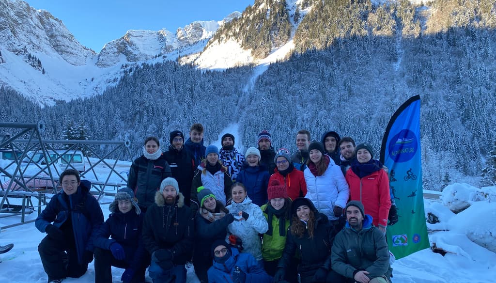 Développement de la cohésion d'équipe à notre dernier Team Building dans les Alpes