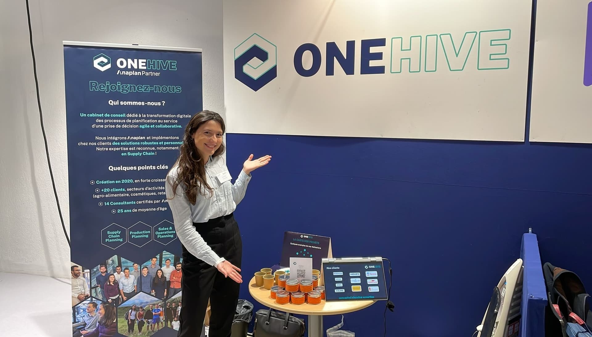 Lors d'un forum étudiant