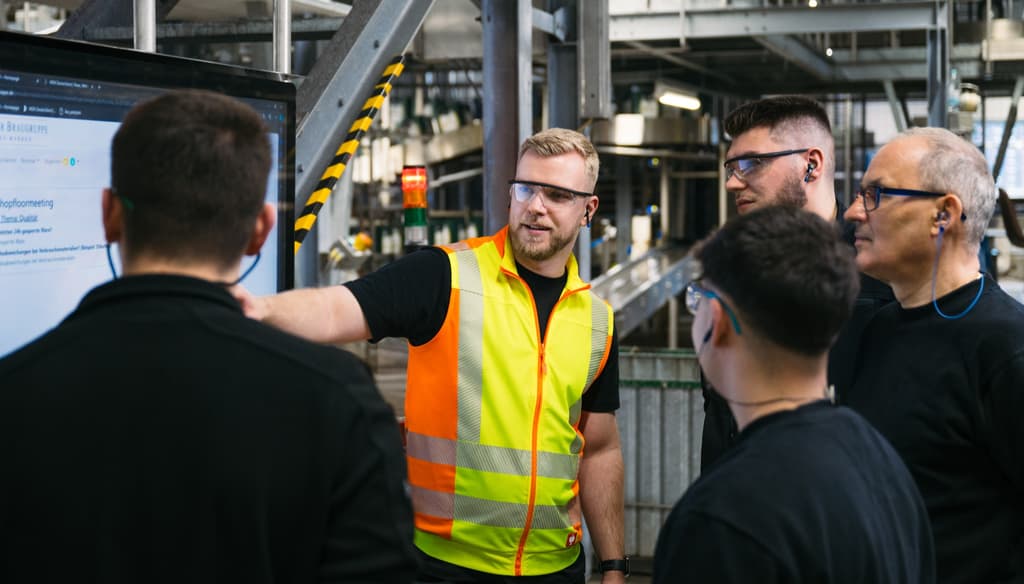 Arbeitsbereich Abfüllung