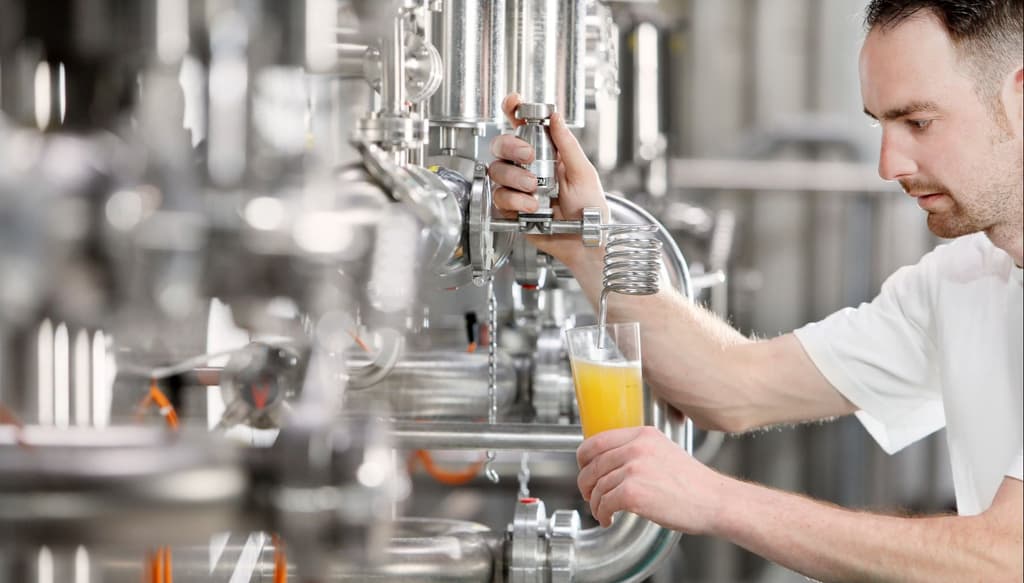 Einblick in die Licher Privatbrauerei