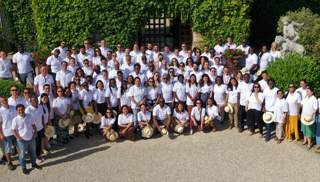 Photo des collaborateurs Group Central Function, séminaire 2022