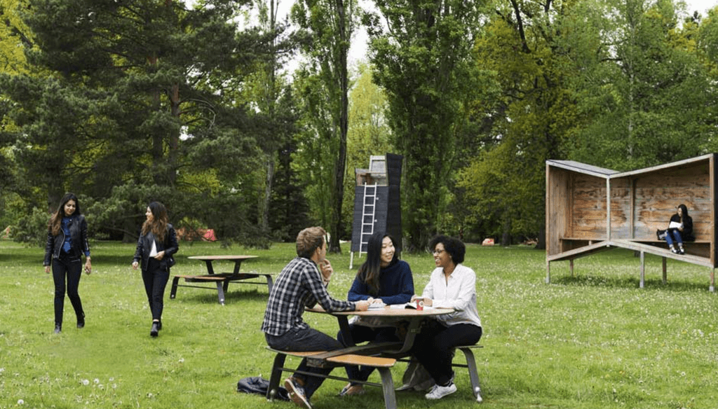 Ambiance étudiants parc