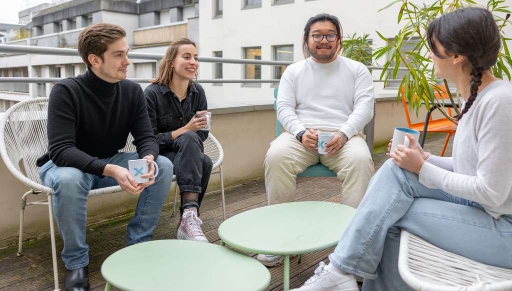 Moment de détente sur la terrace
