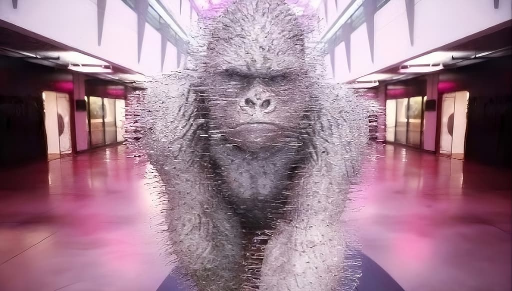 Silver Back, ce gorille monumental réalisé en 2007 par l'artiste sculpteur David Mach, accueille nos collaborateurs du siÚge