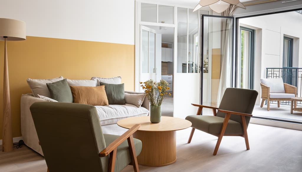 Domicile de St Cloud, espace collectif