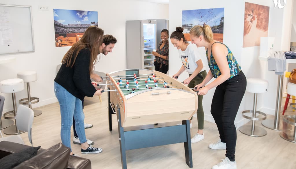 Notre salle de convivialité sur un de nos trois sites
