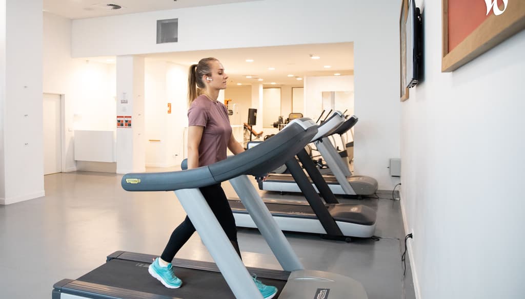 Notre salle de sport mise à disposition des salariés