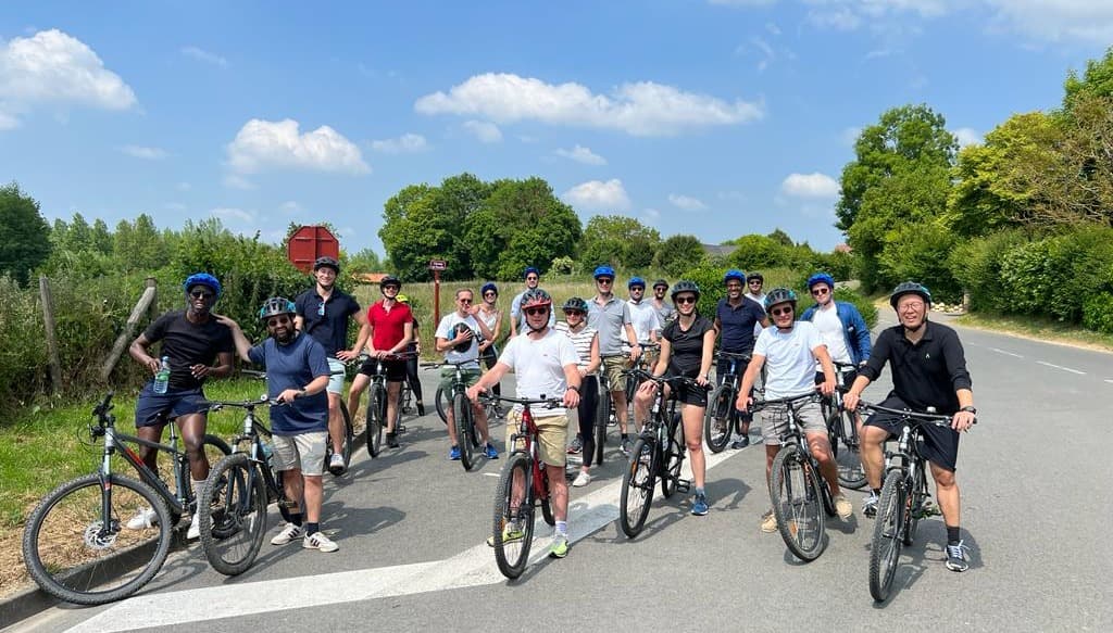 Créadéviens on bikes