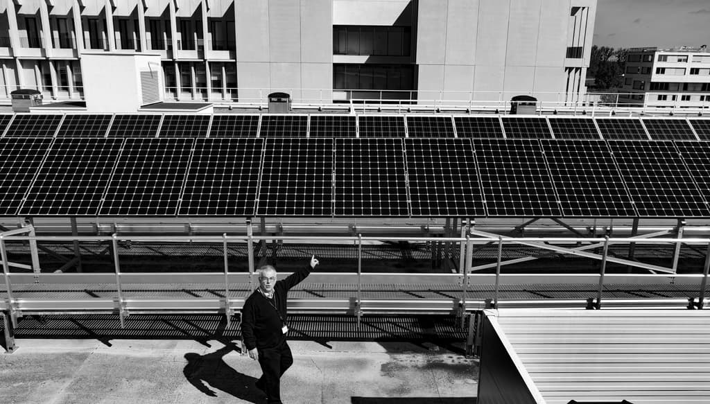 Installation PV en toiture de l'IPVF