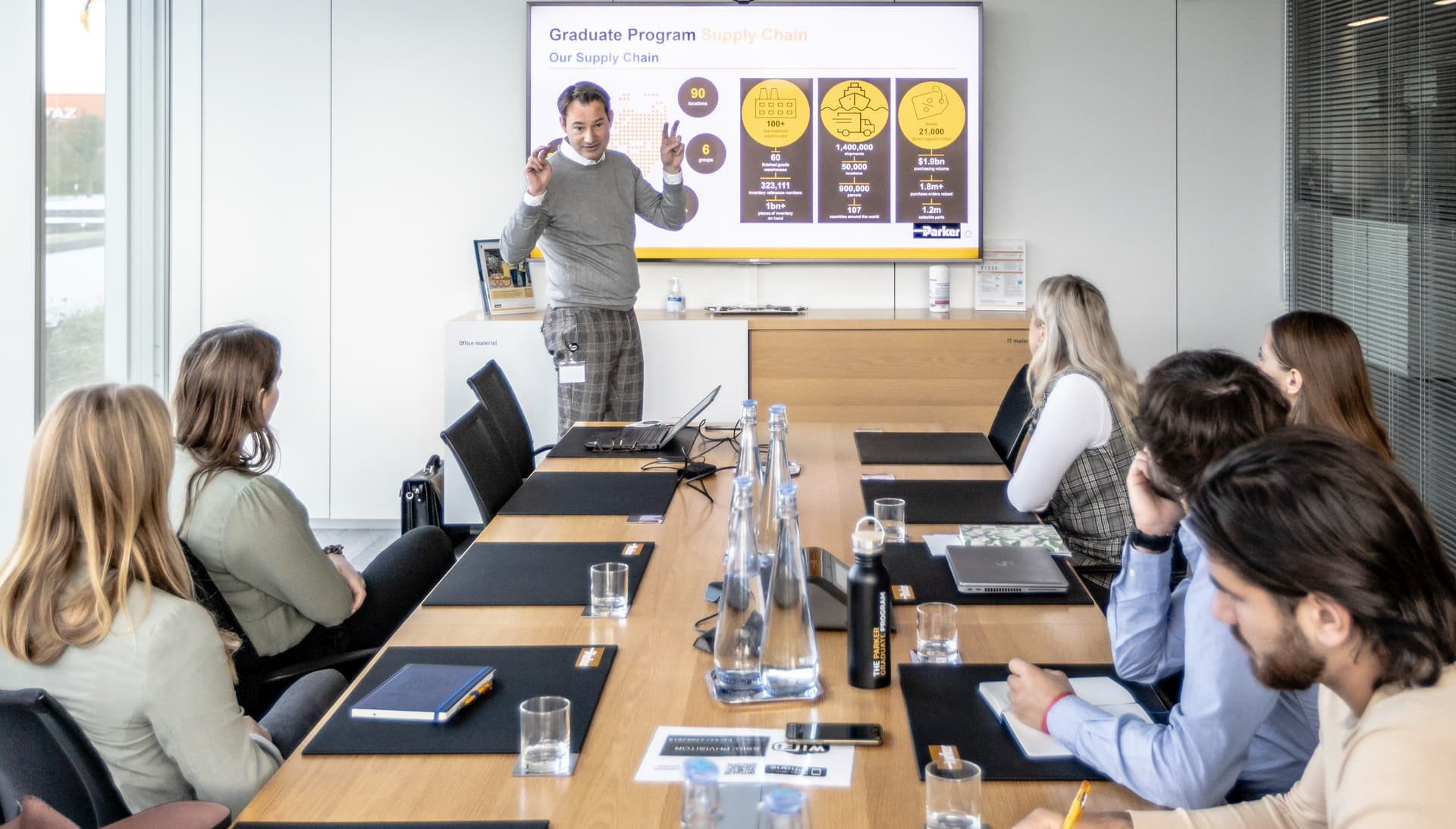 Behind the Scenes: Ein Teil unserer Graduates beim Onboarding in der Schweiz
