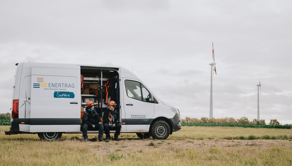 ENERTRAG Service sichert den wirtschaftlichen Betrieb unserer Windenergieanlagen und bietet Wartung, Reparatur, sowie Instandhaltung.