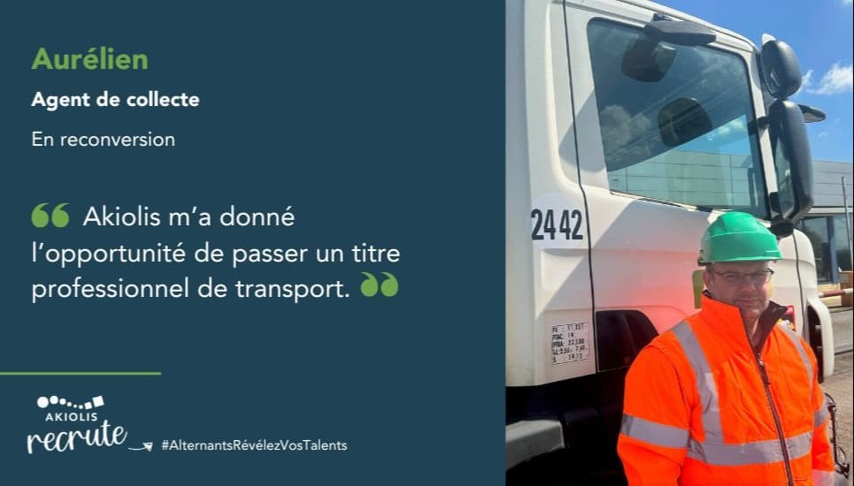 Aurélien - Agent de collecte - alternant