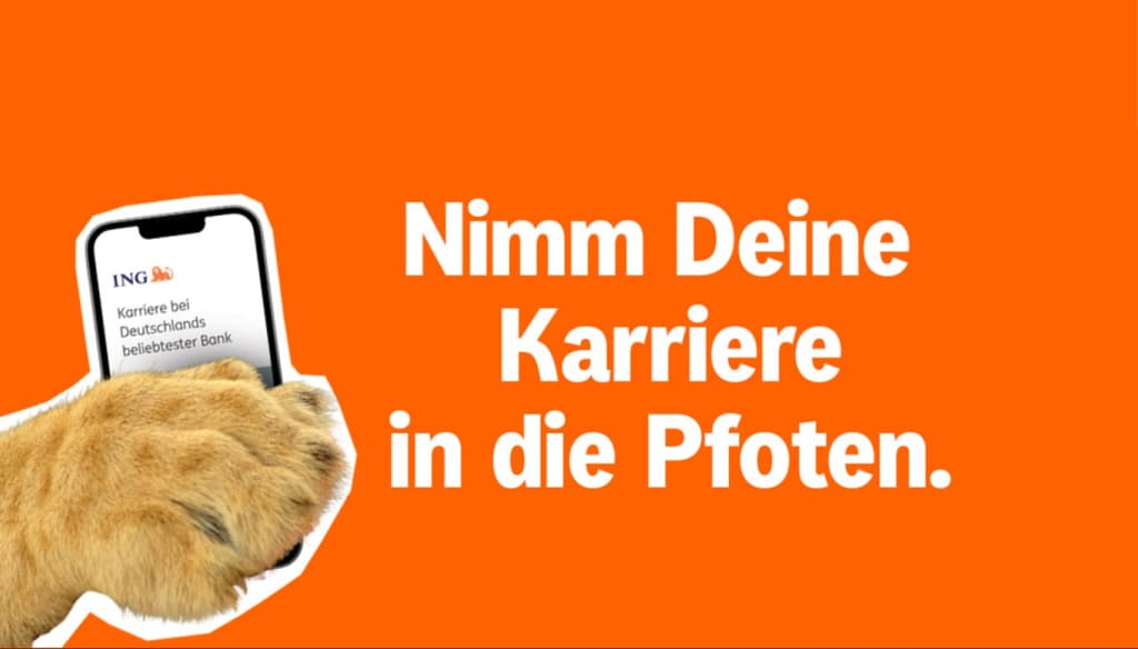Bei der BANK MIT DEM LÖWEN hast Du die Chance, mit einem Job etwas zu verändern. Nimm Deine Karriere in die Pfoten!