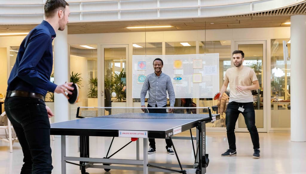 Enjoy the pingpong table