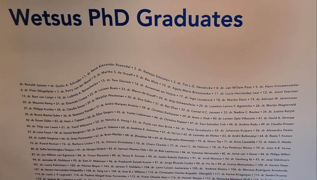 all PhD researchers who have graduate